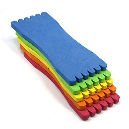 SAMSFX Fishing Leader Line Holder Foam Board Snelled Hook Keeper with Retaining Pins Accessories Pack of 10 - color: 14 x 6cm(10PCS), Pins Included