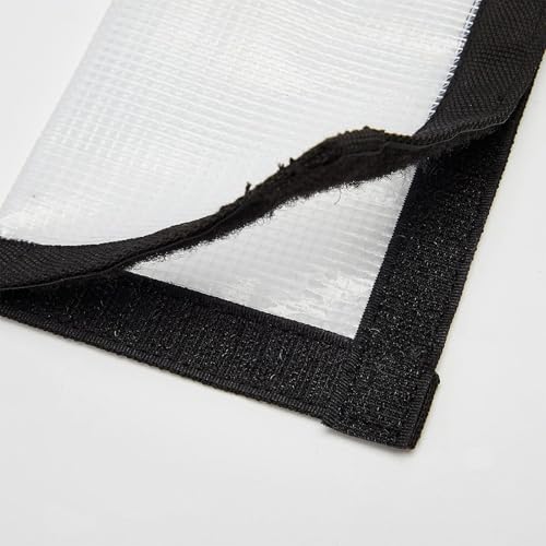 Fishing Lure Wraps 2-10 Pack Durable Clear PVC Lure Wrap for Fishing Rod Saltwater Hook Covers Fabric Lure Protector - color: 10 packs Large 7.8″x 4.3″