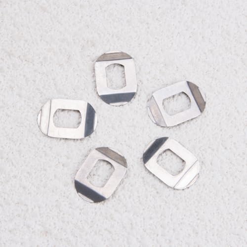 ZORZA 20Pcs Stainless Steel Handle Washers for Fishing Reel Replacement Parts Isolation Shim for Drum/Baitcasting Reel Accessories 8 * 5mm