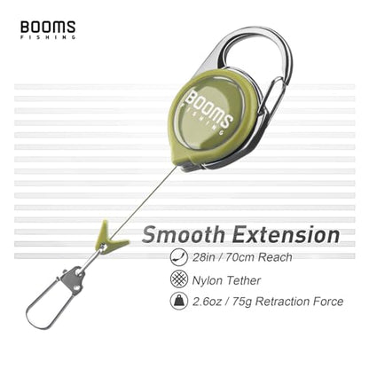 Booms Fishing RG1 Fly Fishing Zinger Retractor 3 pcs - color: Multicolor2