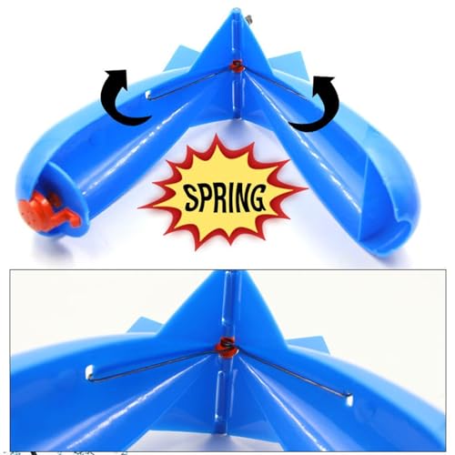 Fishing Bait Feeder | Carp Fishsing Feeder with Rocket Shape | Spod Bombs | Float Lure Bait Holder Container, Spomb Pellet Feeders for Fishing Accessories - color: Blue