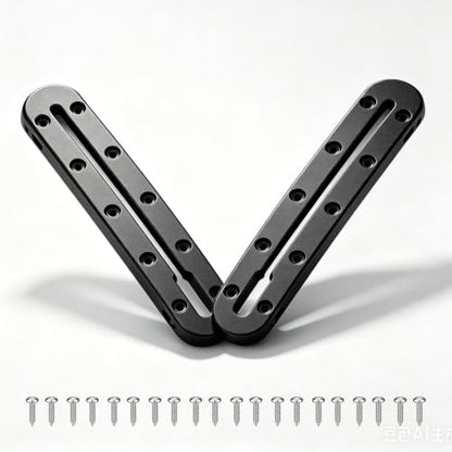 Kayak Track,Low Profile Kayak Rail Mount,Kayak Gear Track for Fishing Rod Holder, Fish Finder, Cup Holder, Paddle Holder, Anchor Cleats & All T-Slot Kayak Accessories - size: 9 Inch，2 Pcs