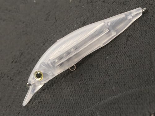 10 Blank Unpainted Minnow Crankbait Topwater Lipless Jerkbait Fishing Lures V5 - color: UPM296P10