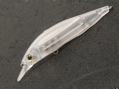 10 Blank Unpainted Minnow Crankbait Topwater Lipless Jerkbait Fishing Lures V5 - color: UPM296P10