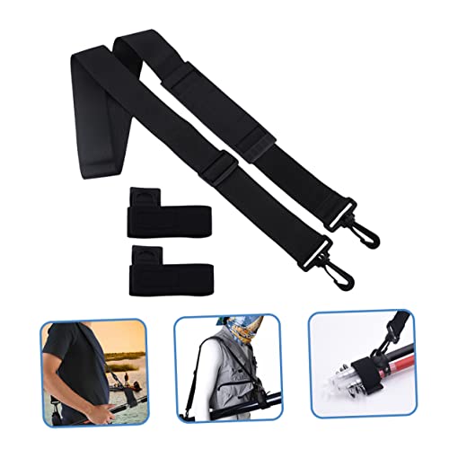 DECHOUS 1Set Creative Fishing Rod Fixed Band Adjustable Shoulder Strap for Comfortable Carrying Fishing Supply for Fishermen Easily Folds for Convenience