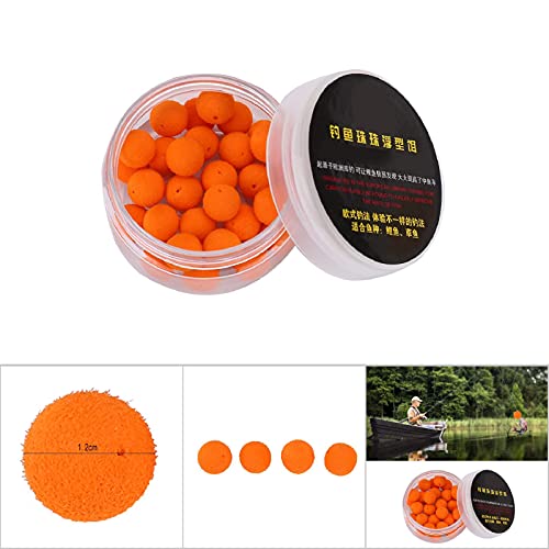 30Pcs Lot Carp Fishing Foam Pop Up Soft Pellets Baits Floating Lure - color: Orange sweet potato flavor 12MM