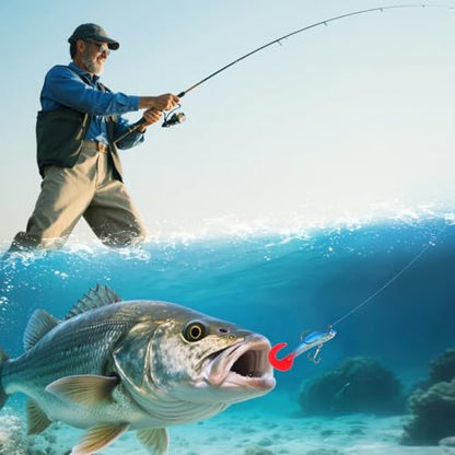 Soft Fishing Lures for Bass: Premium Pre-Rigged Jig Head Paddle Tail Swimbaits for Freshwater and Saltwater - color: 12pcs curled tail
