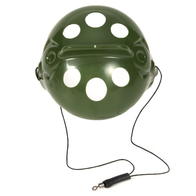 5pcs Small Bait Cage ABS Carp Fishing Large Pellet Feeder Float Throwing Holder Tackle Tool Bait Food Feeder Dry Spinach Feeding Cage