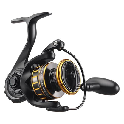 CT Surf Saltwater Fishing Reels, 5+1 Double-Shielded Stainless-Steel BB, 22LBs Max Drag, 5.2 Gear Ratio, CNC Aluminum Spool & Handle Freshwater and Saltwater Spinning Reel - size: 3000
