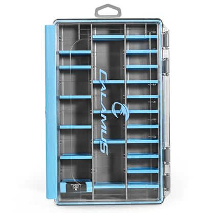 Calamus DryVault Waterproof Tackle Box, Sturdy 3600 Tackle Trays, Fishing Tackle Box Organizer With Removable Dividers, Lure Box and Terminal Tackle Storage - size: 3600(1 Pack)