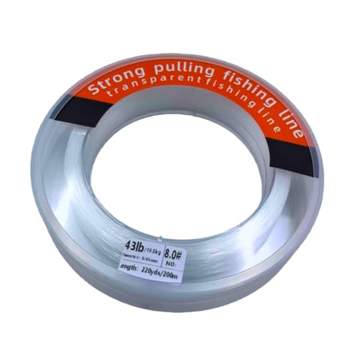 Clear Fishing Line, Monofilament Fishing Line for Hanging Strong Wire Invisible Nylon Line for Hanging Balloons, Wreath, Pictures, Crafts, Decorations, Suitable for Beads Sewing