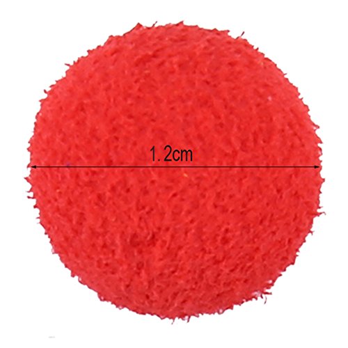 30Pcs Lot Carp Fishing 10/12mm Foam Pop Up Soft Pellets Baits Floating Lure High Buoyancy Prevent Sinking Suitable Big Fish - color: Red strawberry flavor 12MM