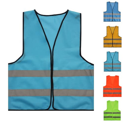 Fishing Vest - Work Vest for Men V Neck Zip Up Lightweight Breathable Sleeveless Utility Jackets Mesh Outwear Vests 2026 - color: 02# Sky Blue
