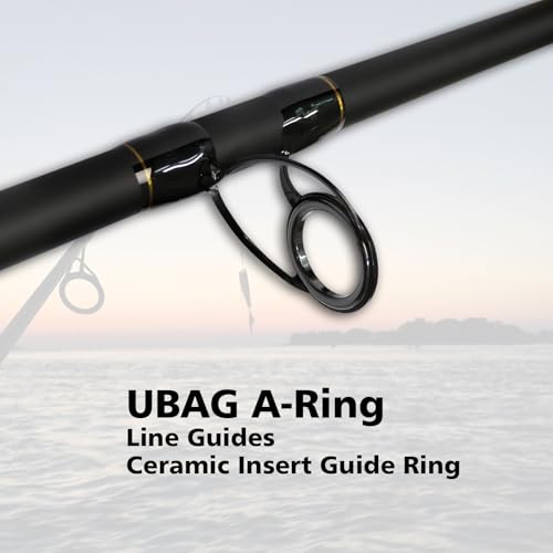 Fiblink Surf Fishing Rod 2 Piece/3 Piece Portable Travel Spinning Rod Saltwater Surf Rod (9'/10'/10'6"/12') - style: Spin-10'-4pc