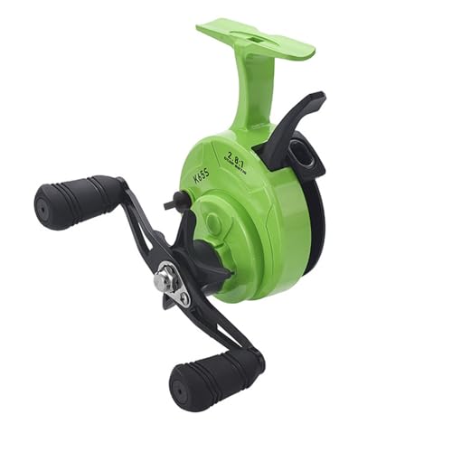 Lixada Wire Cup Ice Fishing Reel Plastic Line Speed Adjustable 2.8:1High Speed Ratio, Raft Fishing Wheel Lightweight Front Fishing Reel for Ice Fishing, Left/Right Hand - color: Left Hand