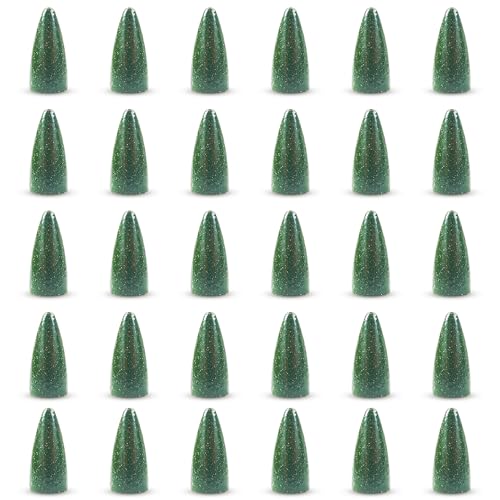 30Pcs Bullet Fishing Worm Slip Sinkers Weights - Texas Rig and Carolina Rig Weights for Bass Fishing Size 1/2oz 3/8oz 1/4oz 3/16oz 1/8oz 1/16oz - size: 30pcs 1/4oz