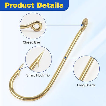 150pcs Crappie Panfish Hooks Aberdeen Fishing Hooks Kit Assorted Long Shank Aberdeen Hooks High Carbon Steel Light Wire Fish Hook for Bass Catfish Trout Freshwater Fishing