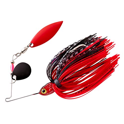 BOOYAH Pond Magic Small-Water Spinner-Bait Bass Fishing Lure - color: Red Ant, style: Pond Magic