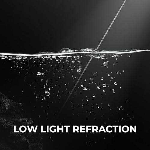 KastKing Kovert 100% Fluorocarbon Fishing Line - Clear Fishing Leader, High Sensitivity, Strong Knot Strength, Shock & Abrasion Resistant, Extreme Clarity, Ultra-Low Visibility, Fast Sinking - color: Kovert Essential (Economic), size: 15LB-50Yds (Clear)