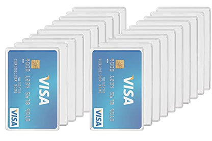 Waterproof New Medicare Card Holder Protector Sleeve | for Credit Card License ID Business Card and Social Security Card Protector,20 Pack - size: 20pcs