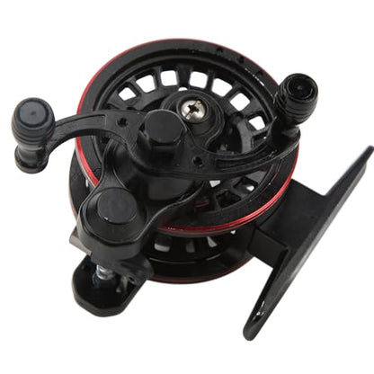 Metal Inline Ice Fishing Reel, 3+1 Bearing Centerpin Fly Fishing Reel, Speed Ratio 3.0:1 Front Fishing Line Reel, Right Hand (68mm x 63mm)