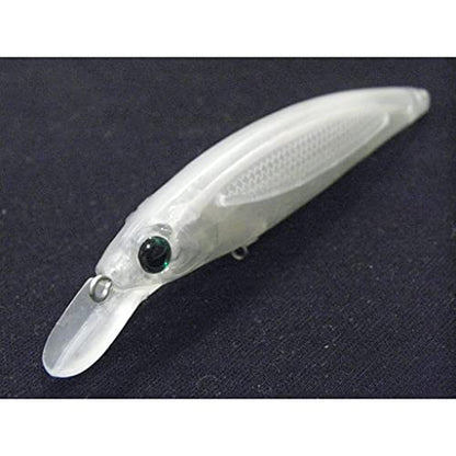 10 Blank Unpainted Minnow Crankbait Topwater Lipless Jerkbait Fishing Lures V3 - color: UPM600P10