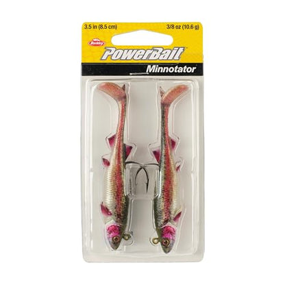 Berkley PowerBait Minnotator Fishing Soft Bait - color: HD Rainbow Trout, size: 3.5 in - 3/8 oz
