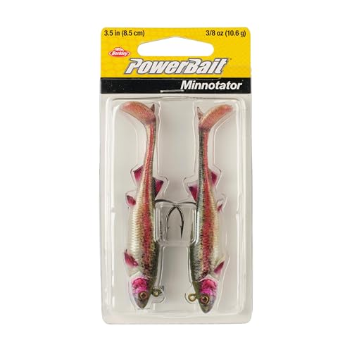 Berkley PowerBait Minnotator Fishing Soft Bait - color: HD Rainbow Trout, size: 3.5 in - 3/8 oz