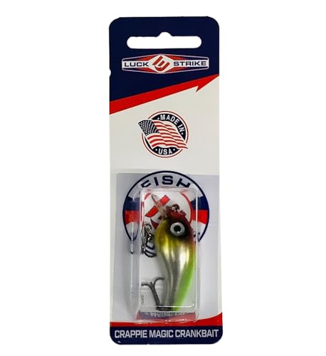 Crappie Magic Crankbait (2 Inch Crappie Lure) Made in the USA - color: Clown