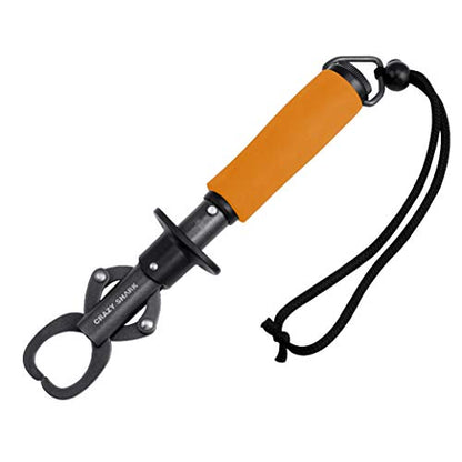 Aluminum Fish Hook Remover Removal Fishing Tools Tackle Squeeze-Out 6.7in Orange - color: Orange