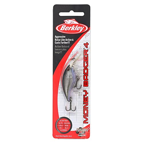 Berkley Money Badger Fishing Hard Bait - color: Black Silver, size: 2 1/8in - 5 (1/4 oz)