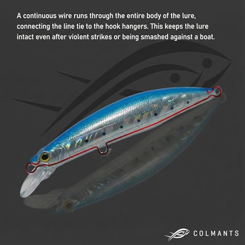 C-Strike Prime Action Jerkbait CS20 110mm and CS30 125mm - Suspending/Slow Sink Minnow Jerkbait Fishing Lure Fishing Lure - color: Leprechaun, size: 20g
