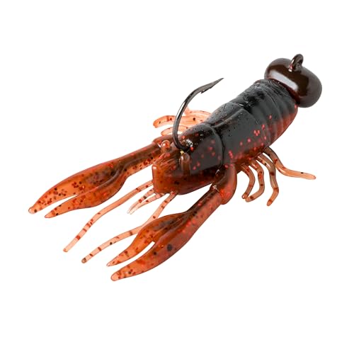 Rebel LIVEFLEX™ Creek Craw Soft Plastic - color: Texas Red