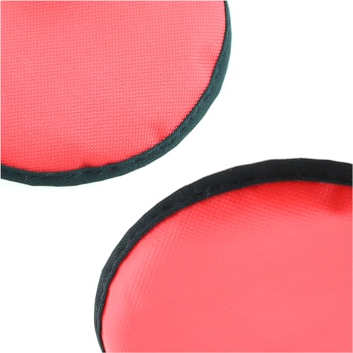 RLECS 6PCS 5.9 Inch Fishing Lure Cover Red Nylon Rod Sleeve Protector Suitable for Sea and Rock Fishing