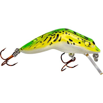 Rebel Lures Wee Frog Ultralight Crankbait Fishing Lure - color: Chartreuse Frog, size: 1/8 oz