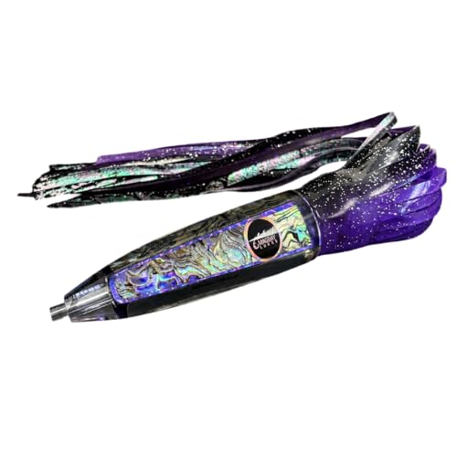 High Speed Wahoo Lures - Wahoo Clippers - color: Purple, size: Rigged with Trolling Weight