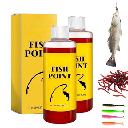 Red Worm Liquid Spray, Concentrated Fish Attractant Liquid, Fish Attractant Spray 100ml Freshwater Fishing Bait Additive, Enhances Scent & Improves Bite Response - color: 2pcs