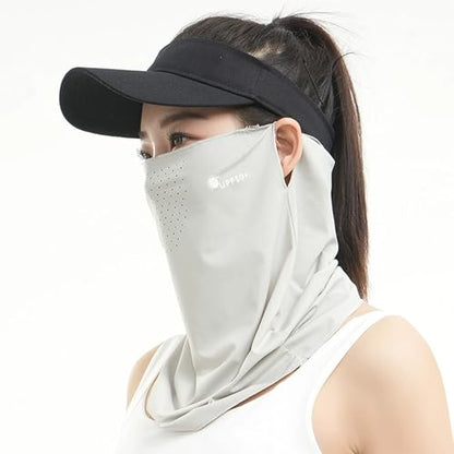 UV Sun Protection Face Mask for Women, Face Cover Scarf Neck Gaiter Outdoor