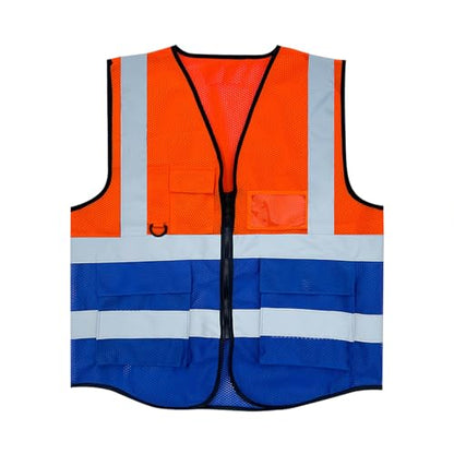 Fishing Vest - Work Vest for Men V Neck Zip Up Lightweight Breathable Sleeveless Utility Jackets Mesh Outwear Vests 2026 - color: 03# Red