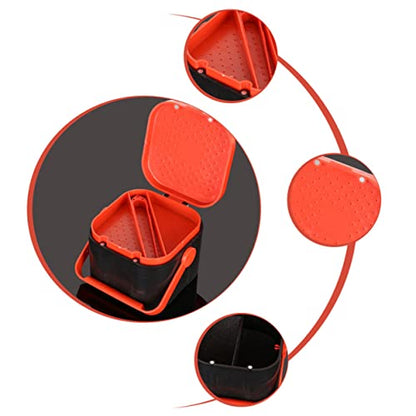 Storage Box for Live Bait Breathable Thickened Container Ventilated Lid for Fishing Tackle and Outdoor Use Lightweight and Portable Design for