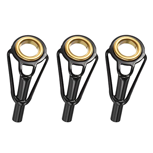 PATIKIL Fishing Rod Tips Repair Kit Stainless Steel Ring Guide for Saltwater Freshwater Fishing - size: 2.6mm