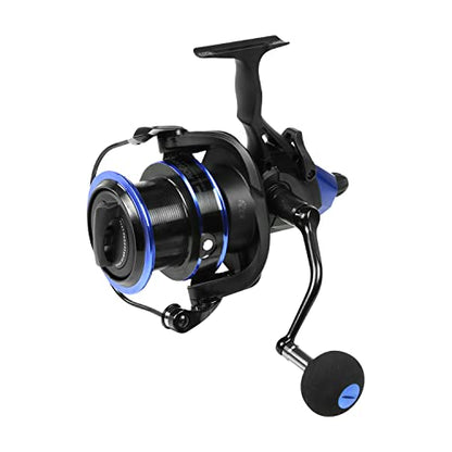 Okuma Rockaway Graphite Body Surf Spinning Reel - size: RBF-8000; 305yds-20lb, 5.3;1, style: Baitfeeder