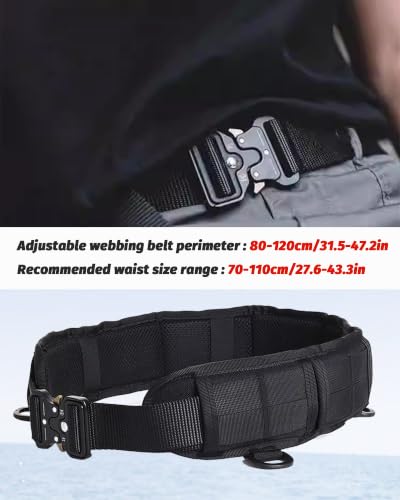 HXBYX Fishing Belt Rod Holder, Adjustable Nylon Wading Belt with Detachable Tackle Bag, Fishing Rod Pole Holder Stand Up Waist Fighting Belt for Fishing, Gift for Fisherman
