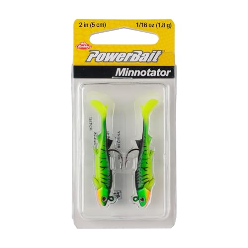 Berkley PowerBait Minnotator Fishing Soft Bait - color: Firetiger, size: 2 in - 1/16 oz