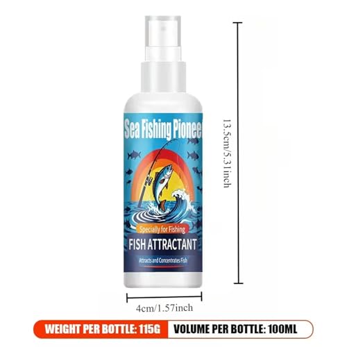 Trout Bait 100ML Concentrated Liquid Spray | Concentrated Fishing Bait for Pond Lake Seaside Water Trolling Outdoor Beginner Professional Lover