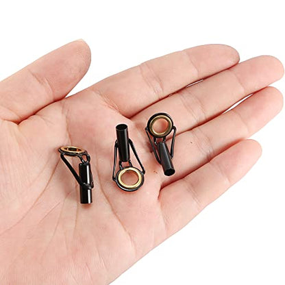 PATIKIL Fishing Rod Tips Repair Kit Stainless Steel Ring Guide for Saltwater Freshwater Fishing - size: 4.4mm