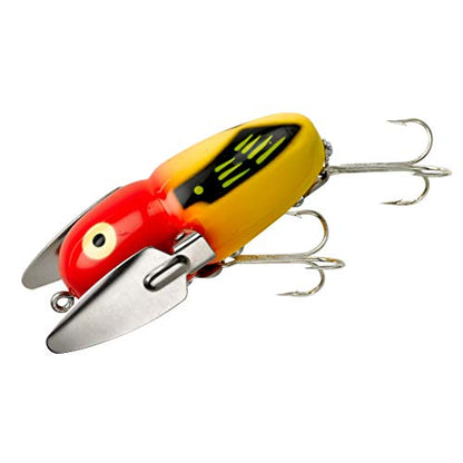 Heddon Crazy Crawler Wild-Action Topwater Fishing Lure - color: Yellow, size: Crazy Crawler (5/8 oz)
