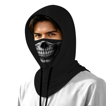 Skull Balaclava Hat for Women Men Sun UV Protection Summer Cooling Full Face Mask Cycling Hiking Fishing Outdoor Sports - color: Skull 03