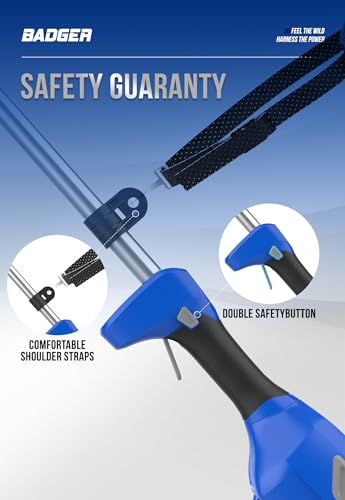 WILD BADGER POWER Pole Saw Cordless 40V 8'' Electric 2.0Ah with Detachable Pole, 2Ah Battery and Charger included - style: 40V