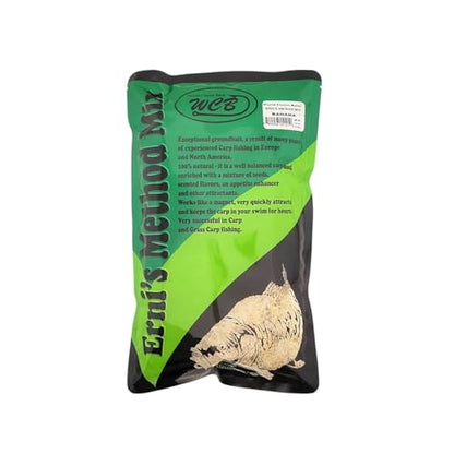 WCB Carp Baits Groundbait Chum Mix Feeder Mix Carp Bait - Erni's Method Mix - Ideal for Carp and Catfish Fishing - style: Flavor: Banana
